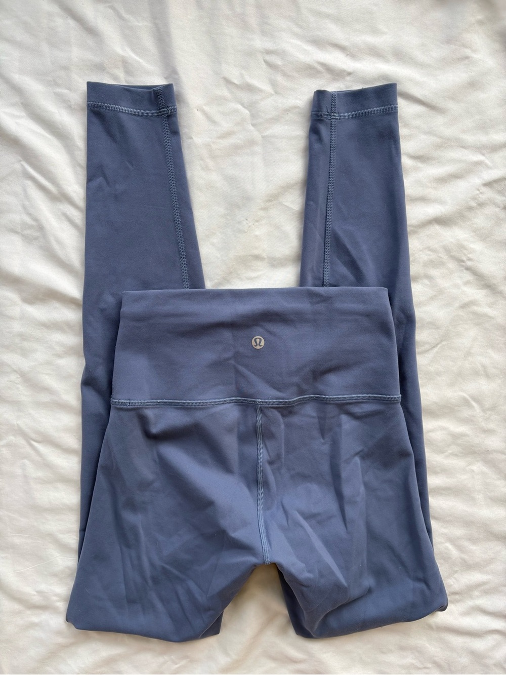 Lululemon Wunder Train Leggings Blue Gray Size 4 28” Inseam
